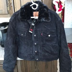 Levi’s Premium Corduroy Sherpa Trucker Jacket